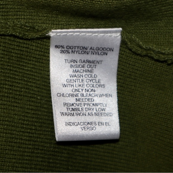 Mercer Street Studio Green Button Down Cardigan Top Size Small - Picture 10 of 15